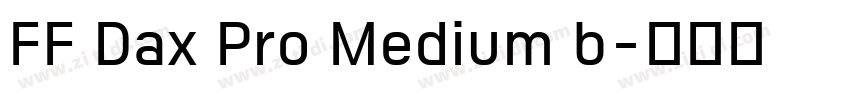 FF Dax Pro Medium b字体转换